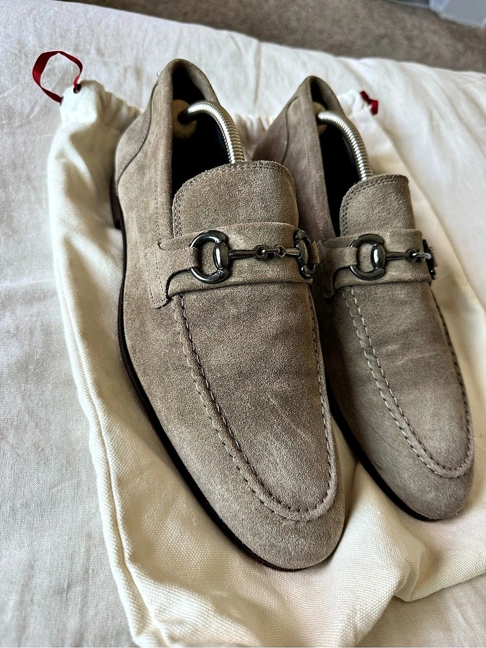 To Boot New York Corvo Suede Bit Loafer Brown US 81⁄2